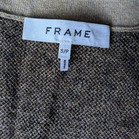 FRAME Wool Blend Leopard Print Sweater - Picture 3 of 6